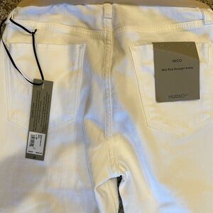 Hudson Nico maternity jeans white size 28 NWT